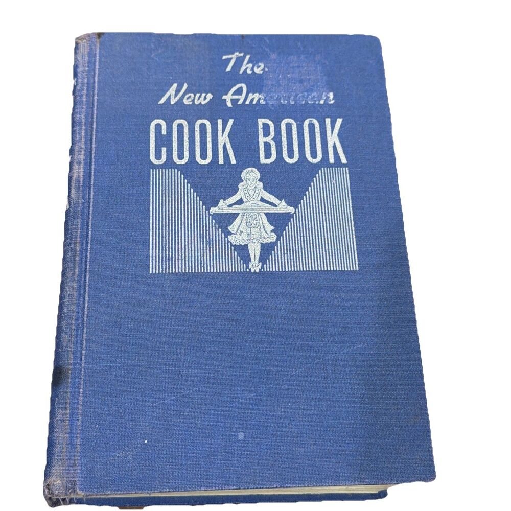 The New American Cook Book 1943 By Lily Wallace Vtg Thumb Index WW2 - Picture 1 of 13